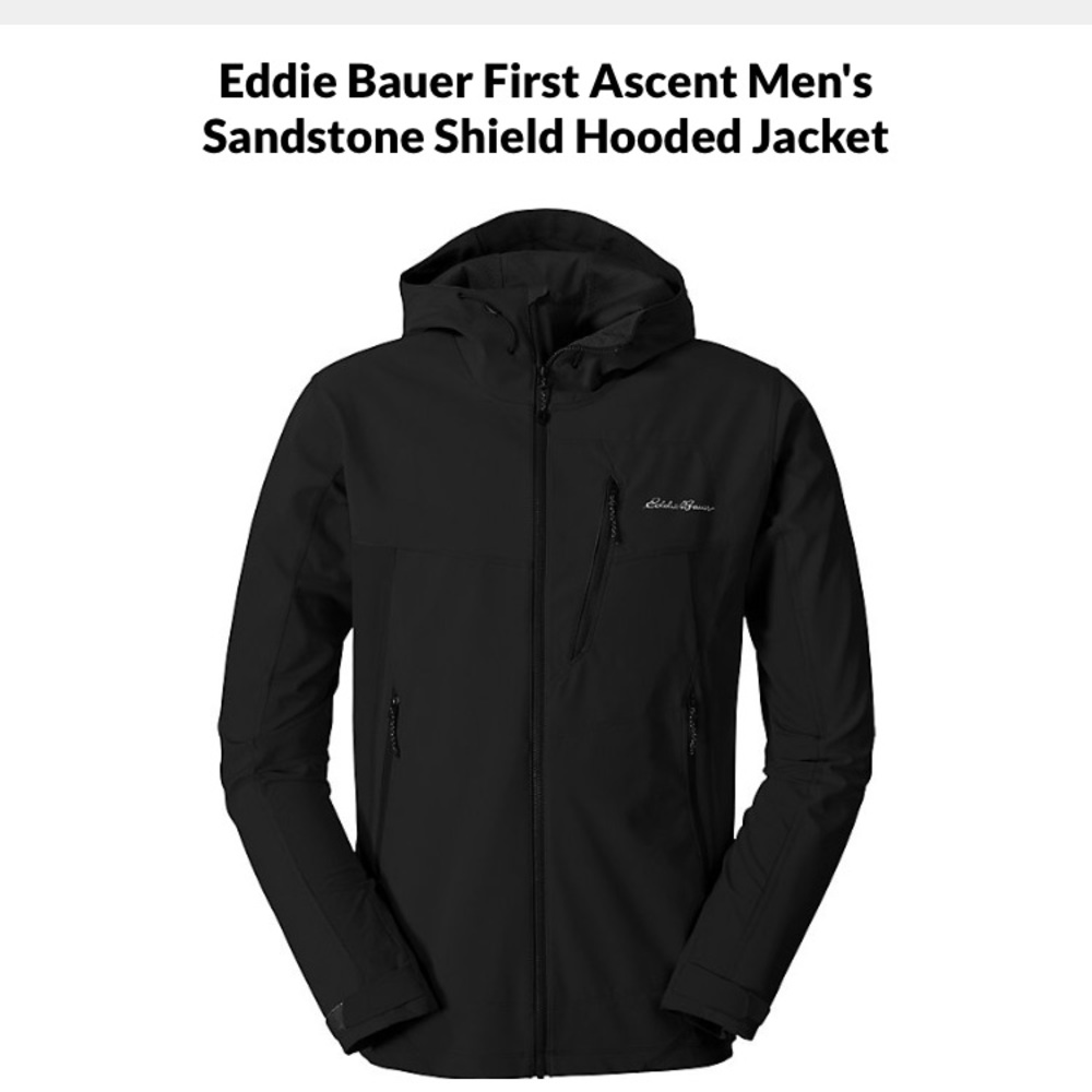 Eddie Bauer First Accent Men’ Sandstone Shield Hooded… Gem